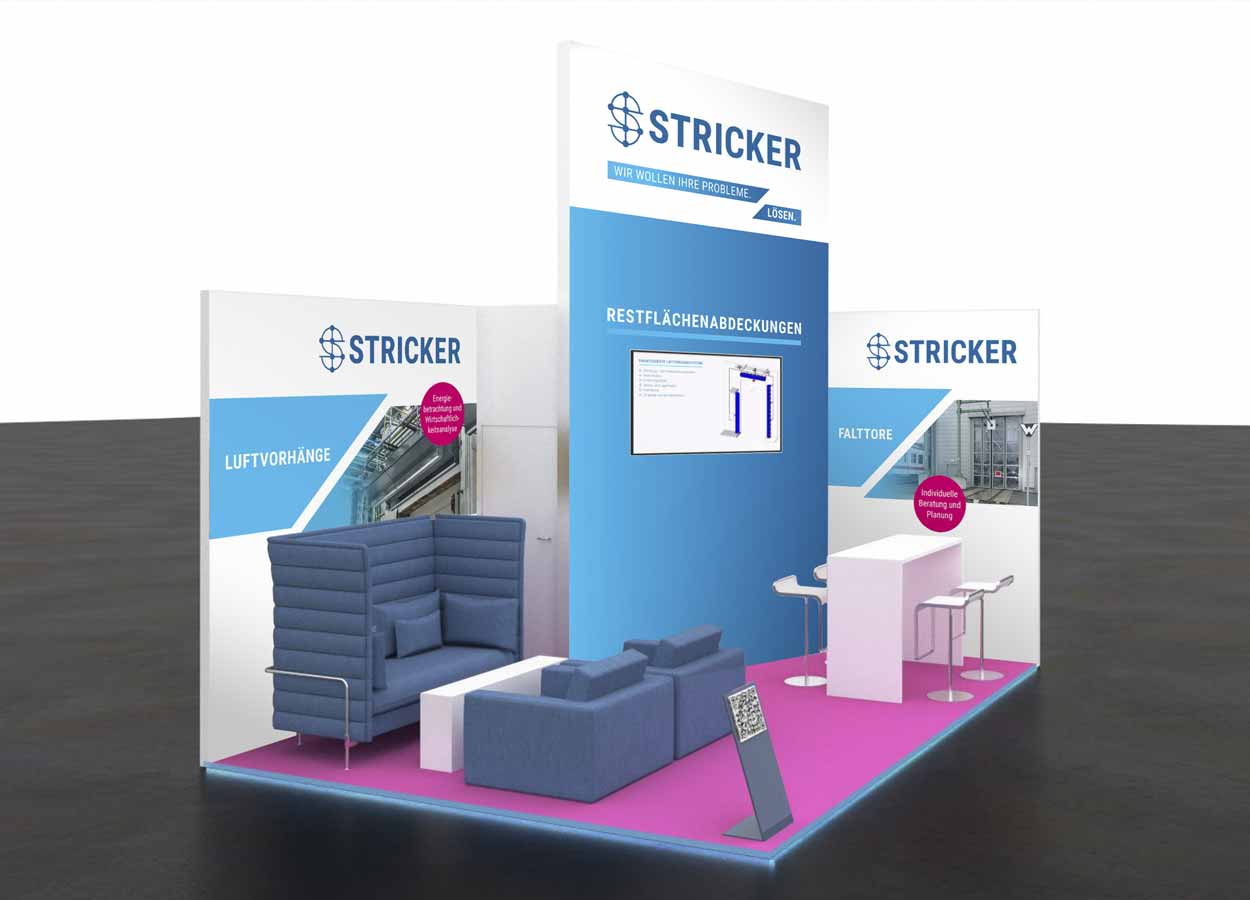 Stricker Messestand